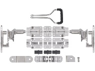 Запор штанговый Ø22 SS прутковая рукоятка (9003SS)